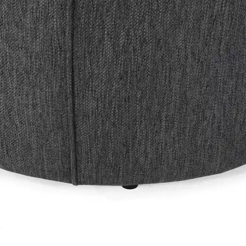 Birdsong Upholstered Round Ottoman by Christopher Knight Home