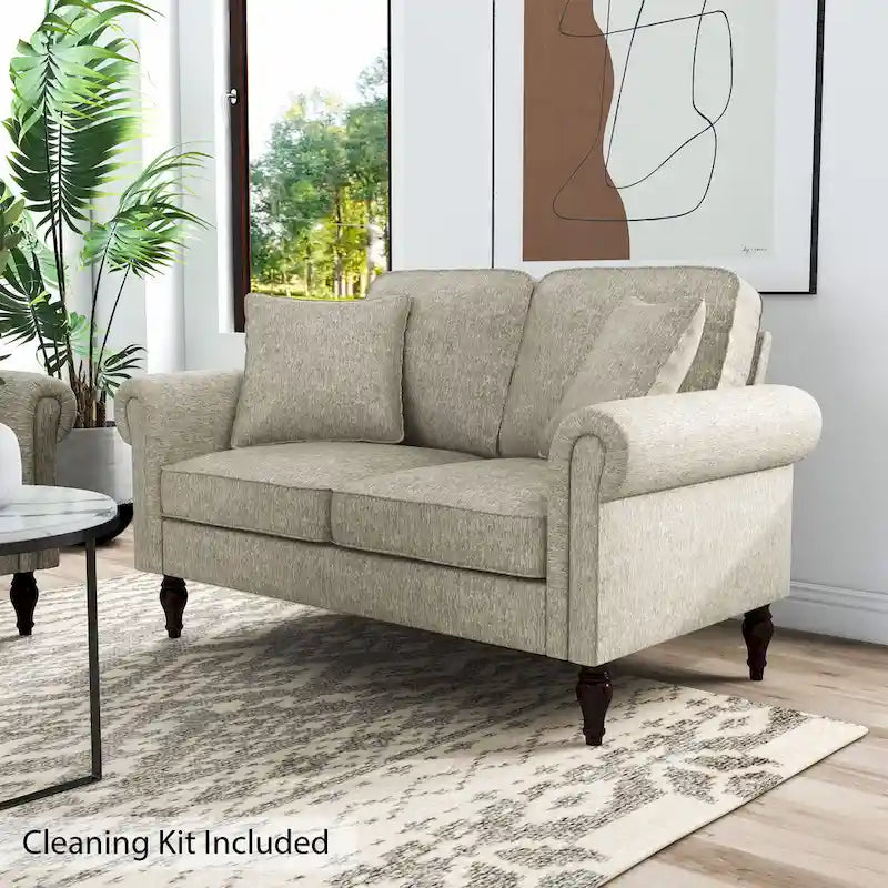 Igny Traditional Chenille Multiple Cushions Loveseat by Furniture of America
