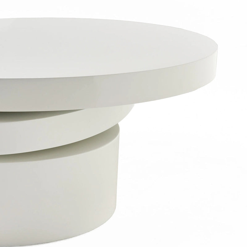 Small Oval Mod Rotatable Coffee Table by Christopher Knight Home