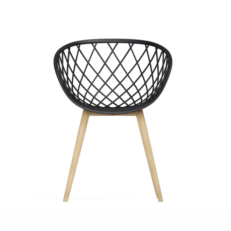 Kurv Set of 2 Indoor/Outdoor Dining and Accent Chairs