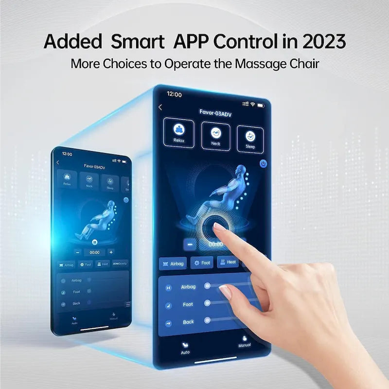 Ukuowu Favor-03 Plus ADV heated Full Body Massage Chair with LCD Screen,Dual-core S Track,APP Control, Zero Gravity Shiatsu