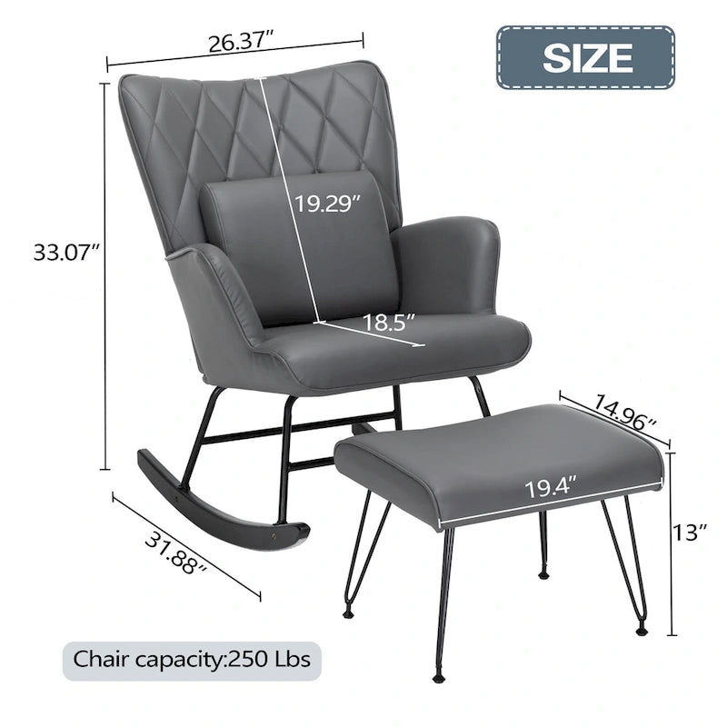 Upholstered Rocking Chair