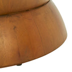 Table basse ronde moderne. - 30 cm de large x 30 cm de long x 14 cm de haut - 30 cm de large x 30 cm de profondeur x 14 cm de haut
