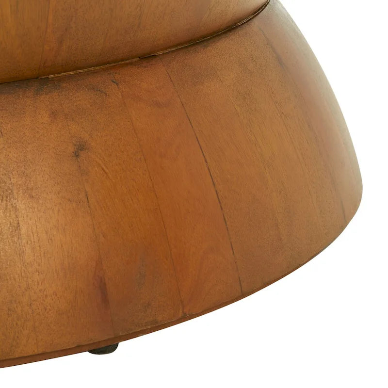 SAFAVIEH Mattye Modern Contemporary Round Coffee Table. - 30 W x 30 L x 14 H - 30Wx30Dx14H