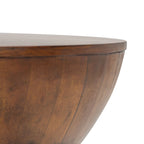Table basse ronde moderne. - 30 cm de large x 30 cm de long x 14 cm de haut - 30 cm de large x 30 cm de profondeur x 14 cm de haut