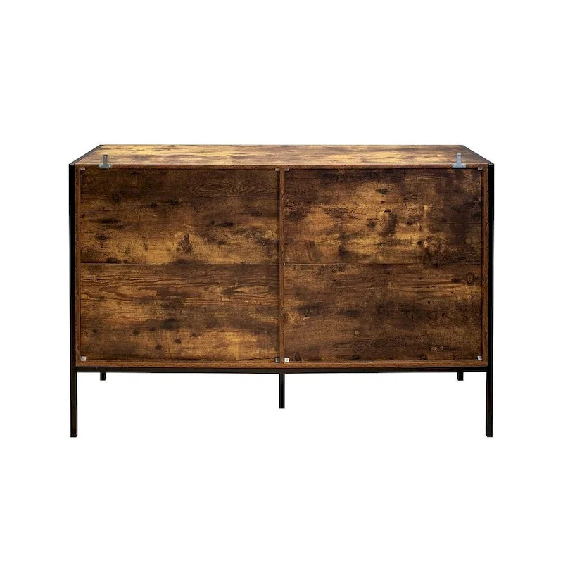 Rustic Brown 6 Drawer Dresser or Set of 2 Nightstands