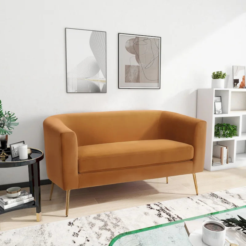 Mava Textured Fabric Loveseat by Christopher Knight Home