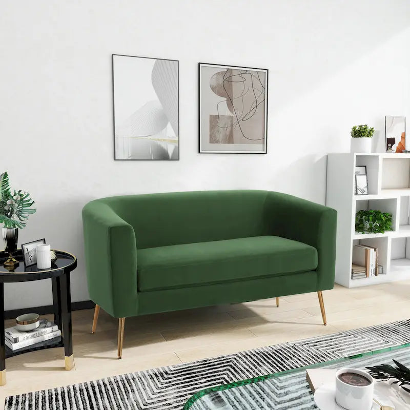 Mava Textured Fabric Loveseat by Christopher Knight Home