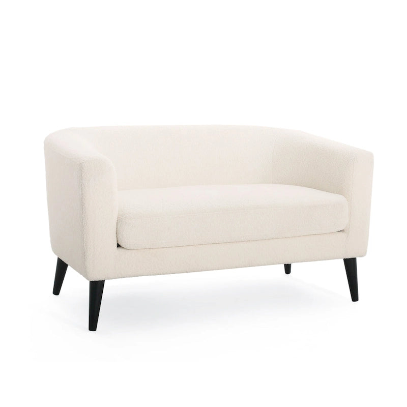 Mava Textured Fabric Loveseat by Christopher Knight Home