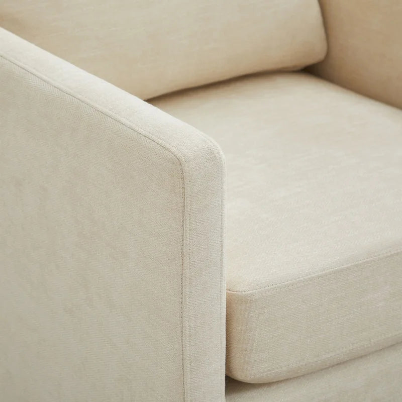 Modern Chenille Swivel Accent Chair, Set of 1